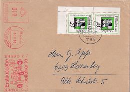 Germany 1972 Cover; Space Weltraum Espace: Apollo Lunochod; ISG Ikarus Apollokarte J.j. Geene Meter EMA Freistempel - Autres & Non Classés