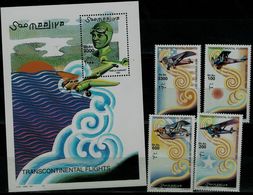 SOMALIYA  2001 AVIATION MI No 906-9 MNH VF!! - Luchtballons