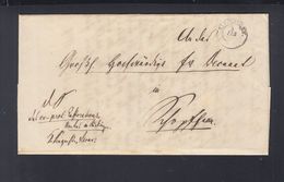 Faltbrief Säckingen Nach Schopfheim 1859 - Cartas & Documentos