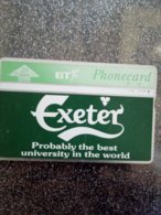 GB UK BRITISH TELECOM EXETER N° 450F..... 20U UT - BT Emissions Publicitaires