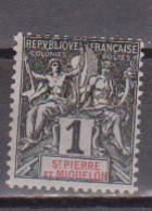 SAINT PIERRE ET MIQUELON       N°  YVERT   59   NEUF AVEC CHARNIERES      ( CHARN  03/ 39 ) - Unused Stamps