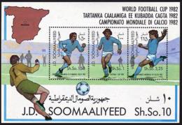 Somalia, 1982, Soccer World Cup Spain, Football, MNH, Michel Block 12 - Somalie (1960-...)