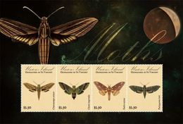 SW633 - Union Island  2011 - Insects - Moths - MNH Minisheet - Autres & Non Classés