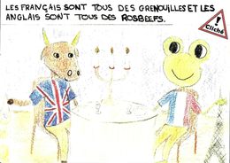 SOCIÉTÉ VIE SOCIALE DISCRIMINATION RACISME HOMOPHOBIE PRÉJUGÉ " FRANÇAIS SONT DES GRENOUILLES ANGLAIS DES ROSBEEFS " - Filosofie