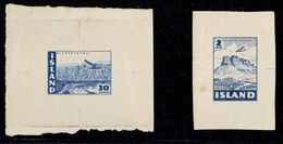 ICELAND 1947 AIR CATALINA DE LA RUE PROOFS - Imperforates, Proofs & Errors
