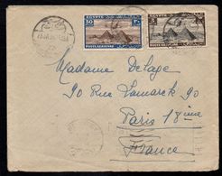 EGYPTE - EGYPT - MESSAGERIES MARITIMES / 1936 LETTRE AVION POUR LA FRANCE (ref 7076c) - Lettres & Documents