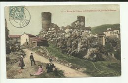 42 .   ROCHETAILLEE . RUINES DU CHATEAU DE ROCHETAILLEE . . PRES SAINT ETIENNE - Rochetaillee