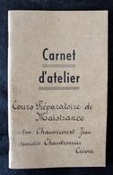 Cours De Maistrance Ecole Des Mousses-Mécanicien DeToulon 1942 J.Chauvicourt - Bateaux