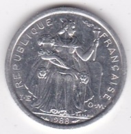 Nouvelle-Calédonie . 1 Franc 1988. Aluminium. - Nieuw-Caledonië