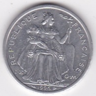 Nouvelle-Calédonie . 2 Francs 1996. Aluminium. - New Caledonia