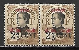 CANTON   -   1919.   Y&T N° 68 *.  En Paire - Unused Stamps