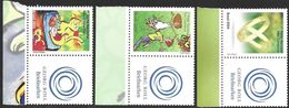 Brazil Brasil Brasilien 2004 Greetings Personalized Stamps Michel No. 3349-51 MNH Mint Postfrisch Neuf ** - Ungebraucht
