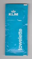 KLM Amsterdam-schiphol Towelette-verfrissingsdoekje - Materiale Promozionale