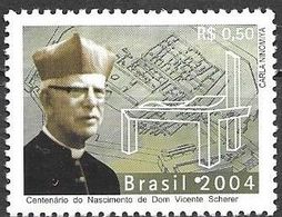 Brazil Brasil Brasilien 2004 Dom Vicente Scherer Michel No. 3352 MNH Mint Postfrisch Neuf ** - Neufs