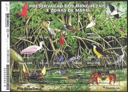 Brazil Brasil Brasilien 2004 Conservation Environment Protection Michel No. Bl. 127 (3364-68) MNH Mint Postfrisch Neuf** - Neufs