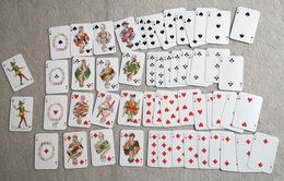 Boite 2 Jeux Jeu Miniature De Cartes 54 Cartes à Jouer PIATNIK & Shne Wien 89 NR 119 Playing Cards Vintage - 54 Cartes