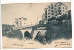 CPA SUISSE La Chaux De Fonds Les Crétets Train à Vapeur Sortant Du Tunnel - La Chaux-de-Fonds