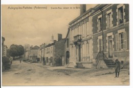 CPA 08 AUBIGNY LES POTHEES Grande Rue Venant De La Gare - Autres & Non Classés