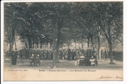 CPA 29 BREST Hôpital Militaire Les Malades à La Musique - Brest