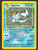 Vaporeon 1999 Jungle Set, Hologram, 12/64 - Otros & Sin Clasificación