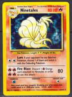 Ninetales 1999 Base Set, Hologram, Excellent, 12/102 - Sonstige & Ohne Zuordnung