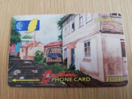 GRENADA  $ 40,- GPT GRE-6C  STREET SCENE GOUVYAVE    MAGNETIC    Fine Used Card    **2238** - Granada