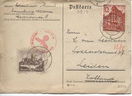 REF1370/ Deutsches Reich PK C.Hamburg 15/4/40 Censored - Geprüft > Leiden Holland - Covers & Documents