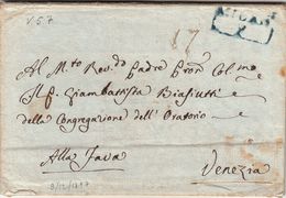 Torino Per Venezia In Transito Da Milano. Lettera Con Contenuto 1797 - 1. ...-1850 Prefilatelia