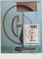 Carte-Maximum DANEMARK N° Yvert 931 (Robert JACOBSEN) Obl Sp Ill 1er Jour - Maximum Cards & Covers