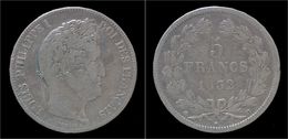 France Louis Philippe I 5 Frank 1832D - 5 Francs