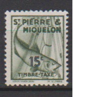 SAINT PIERRE ET MIQUELON       N°  YVERT  TAXE 34        NEUF AVEC CHARNIERES      ( CHARN  03/ 40 ) - Postage Due