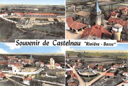 Souvenir De CASTELNAU-RIVIERE-BASSE - Vues Multiples - Eglise - Castelnau Riviere Basse