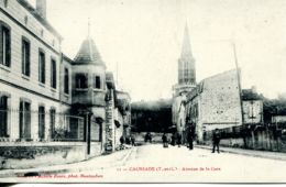 N°346 R -cpa Caussade -avenue De La Gare- - Other Municipalities