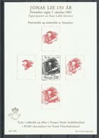 NORUEGA  HOJA BLOQUE EN CARTON DE SELLO YVERT   246   MNH  ** - Variétés Et Curiosités