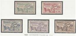 ITALIA 1923 COLONIE E POSSEDIMENTI CASTELROSSO 1923  OCCUPAZIONE IT. SASS. S.2  MNH PERFETTI E SPLENDIDI OTTIMA QUALITA - Castelrosso