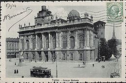 Torino - Palazzo Madama (tram Tramway  1914) - Palazzo Madama