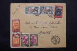 SOUDAN - Enveloppe De Tombouctou En 1942 Pour Marseille, Affranchissement Plaisant, Oblitération Daguin - L 62805 - Storia Postale