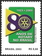 Brazil Brasil Brasilien 2003 Rotary Michel No. 3295 MNH Mint Postfrisch Neuf ** - Neufs