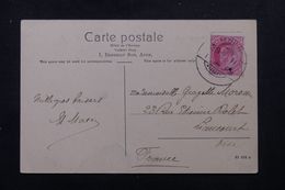 INDE - Affranchissement Plaisant De Aden Sur Carte Postale En 1911 Pour La France - L 62866 - 1902-11  Edward VII