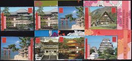 UNO-Genf, 2001, 415/22,  MNH **, UNESCO-Welterbe: Japan. - Andere & Zonder Classificatie