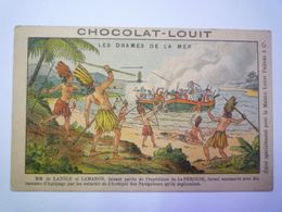 2020 - 5869  MINI CARTE POSTALE Du CHOCOLAT LOUIT  :  Les Drames De La MER  -  Expédition De La PEROUSE  XXX - Ohne Zuordnung