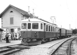 BVA - Gare D'Apples  - Bière - Apples - Morges Ligne De Chemin De Fer -Train - B.A.M - BAM - Apples