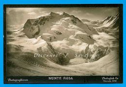 Suisse Valais * Zermatt Mont Rose, Glacier Du Gorner * Carte Photo 1897 - VS Valais