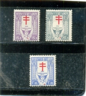 1925 BELGIQUE Y & T N° 234 à 236 ( ** )  Les 3 Timbres - Unused Stamps