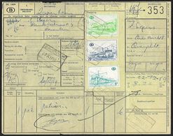 1968 - BELGIË/BELGIQUE/BELGIEN - Document - Michel 333x+335x+341x - Y&T 386+388+394 + NEERPELT & ZAVENTEM - Documenten & Fragmenten