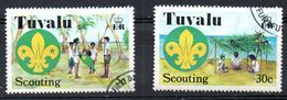 TUVALU. Timbres Oblitérés De 1977. Scoutisme Au Pacifique Central. - Usati