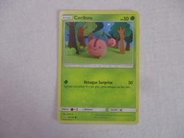 CARTE POKEMON CERIBOU 50PV 10/156 SÉRIE SOLEIL ET LUNE ULTRA PRISME ANNÉE 2018 VF COMME NEUVE - Sonne Und Mond