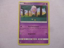 CARTE POKEMON BAUDRIVE 60 PV 51/156 SÉRIE SOLEIL ET LUNE ULTRA PRISME ANNÉE 2018 VF COMME NEUVE - Sonne Und Mond