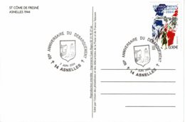 2004 - Oblit Temporaire "60e ANNIVERSAIRE DU DEBARQUEMENT - ASNELLES" - Temporary Postmarks