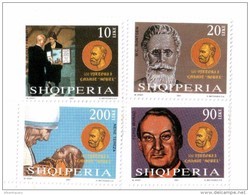 Albania Stamps 2001. 100-th Anniversary Of Nobel Price. W.C.RONTGEN; Doctors Without Borders; FERID MURAD. Set MNH - Albania